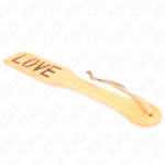 Palette In Bamb? Parola Amore 32 X 5,5 Cm - Kink - immagine 3