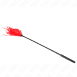 Piume Multiple Rosse Tickle 45 Cm - Kink - immagine 2