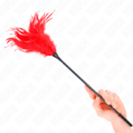 Piume Multiple Rosse Tickle 45 Cm - Kink - immagine 4