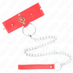 Collana Di Diamanti Rossi Con Cintura 65 Cm Regolabile 35-51 Cm X 7 Cm - Kink - immagine 4