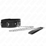 Collare Con Cintura 65 Cm Con Cinturino Nero 54 X 4,5 Cm - Kink