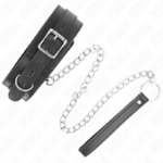 Collare Con Cintura 65 Cm Con Cinturino Nero 54 X 4,5 Cm - Kink - immagine 5
