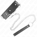 Collana Con Guinzaglio 65 Cm 3 Modello Anelli 2 Regolabile 36-43 Cm X 5 Cm - Kink - immagine 4