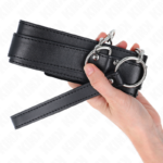Collana Con Cinturino 65 Cm Fibbie Argento Regolabile 33-46 Cm X 5,5 Cm - Kink - immagine 4