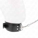 Collana Con Cinturino 65 Cm Fibbie Argento Regolabile 33-46 Cm X 5,5 Cm - Kink - immagine 3