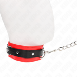 Collare Modello Base Con Guinzaglio 65 Cm Modello 3 Rosso 53 X 5 Cm - Kink - immagine 2