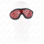 Fascia Con Motivo A Diamanti Rossi 20,5 X 6 Cm - Kink - immagine 2