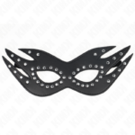 Maschera In Similpelle Con Rivetti Modello 3 26 X 9,5 Cm - Kink