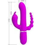 Cammy Vibratore Triplo Multifunzione 4 In 1 Rosa - Pretty Love - immagine 6