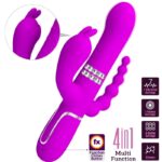 Cammy Vibratore Triplo Multifunzione 4 In 1 Rosa - Pretty Love - immagine 9