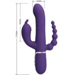 Cammy Vibratore Triplo Multifunzione 4 In 1 Viola - Pretty Love - immagine 7