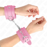Resistenza Da Polso Semplice Rosa Regolabile 20-23 Cm X 5,5 Cm - Kink - immagine 4