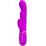 Shania Vibratore Triplo Coniglio Multifunzione Rosa - Pretty Love