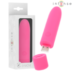 Symone Usb Ricaricabile Vibrante Bullet 8 Vibrazioni Rosa 10 X 2,2 Cm - Intense