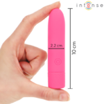 Symone Usb Ricaricabile Vibrante Bullet 8 Vibrazioni Rosa 10 X 2,2 Cm - Intense - immagine 4
