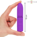 Symone Bullet Vibrante Ricaricabile Usb 8 Vibrazioni Viola 10 X 2,2 Cm - Intense - immagine 4