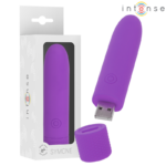 Symone Bullet Vibrante Ricaricabile Usb 8 Vibrazioni Viola 10 X 2,2 Cm - Intense