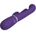 Shania Vibratore Triplo Coniglio Multifunzione Viola - Pretty Love - immagine 6