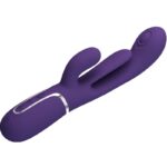 Shania Vibratore Triplo Coniglio Multifunzione Viola - Pretty Love - immagine 4