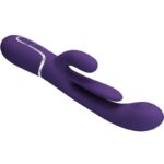 Shania Vibratore Triplo Coniglio Multifunzione Viola - Pretty Love - immagine 7