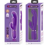 Shania Vibratore Triplo Coniglio Multifunzione Viola - Pretty Love - immagine 11