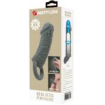 Modello Realistico Di Ingrandimento E Manica Di Ritardo Per Il Pene 2 Grigio - Pretty Love - immagine 8