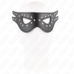 Maschera Sexy In Similpelle Modello 2 27 X 13 Cm - Kink - immagine 2