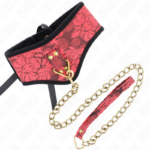 Collana Modello Scandalo Con Cinturino In Pizzo 75 Cm 44 X 10 Cm - Kink - immagine 5