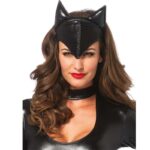 Maschera Cat Woman Nera - Leg Avenue