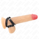 Anello Per Pene In Pelle Con Chiusura A Pressione 39 X 1 Cm - Kink - immagine 3