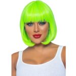 Parrucca Bob Fluorescente Verde Neon - Leg Avenue