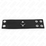 Anello Per Pene In Pelle Con Chiusura A Pressione 18 X 5 Cm - Kink - immagine 3