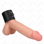 Anello Per Pene In Pelle Con Chiusura A Pressione 18 X 5 Cm - Kink