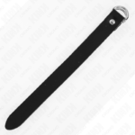 Anello Per Pene In Pelle Con Chiusura A Pressione 22 X 2 Cm - Kink - immagine 4