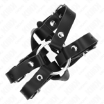 Anello Per Pene Con Cinghie Multiple Regolabili - Kink - immagine 3