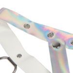 953737 Imbracatura Pettorale Con Anelli E Catene Argento Taglia Unica - Subblime - immagine 7