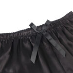 953935 Vestaglia Da Notte Casual In Seta + Pantaloni In Pizzo Nero S/M - Subblime - immagine 5
