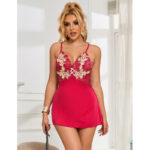 954130 Babydoll Con Disegno Floreale Rosso L/Xl - Subblime - immagine 7