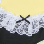 954307 Costume Da Cameriera Sexy Nero/Bianco S/M - Subblime - immagine 5