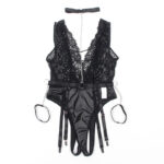 954383 Body Sexy Con Cintura Reggicalze Nero S/M - Subblime - immagine 5