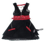 954420 Abito Bondage In Pizzo Nero S/M - Subblime - immagine 7