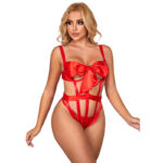 954468 Body Sexy Calado Con Lazo Rosso S/M - Subblime