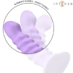 Brenda Vibratore Taglia M Design A Spirale 10 Vibrazioni Telecomando Viola - Intense - immagine 6