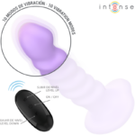 Brenda Vibratore Taglia M Design A Spirale 10 Vibrazioni Telecomando Viola - Intense - immagine 3