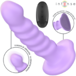Brenda Vibratore Taglia M Design A Spirale 10 Vibrazioni Telecomando Viola - Intense