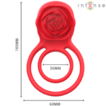 Gail Stimolatore Rose 10 Vibrazioni Rosso Telecomando - Intense - immagine 4