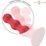 Cody Vibratore Con Ventosa Telecomando Rosso - Intense - immagine 4