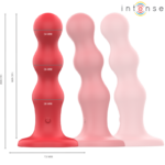 Cody Vibratore Con Ventosa Telecomando Rosso - Intense - immagine 2