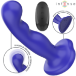 Vibratore Shorty Con Ventosa Telecomando Blu - Intense