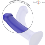 Vibratore Victoria Con Ventosa 10 Vibrazioni Blu Scuro Telecomando - Intense - immagine 5